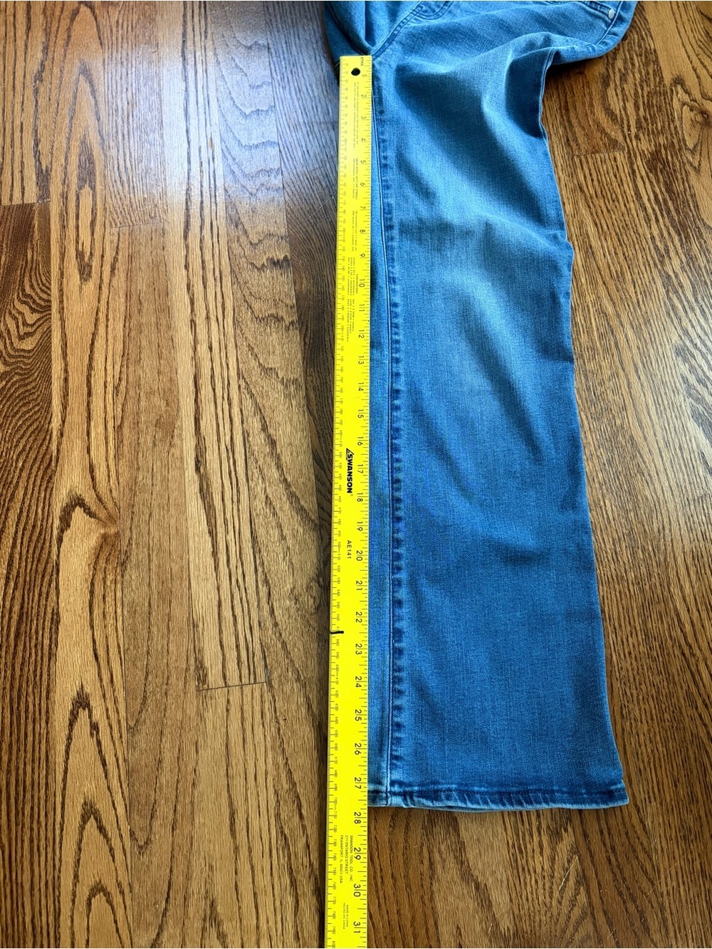 Quince Nina Stretch Pull-On Kick Flare Jeans – Laguna Blue – Size Small - Picture 13 of 13